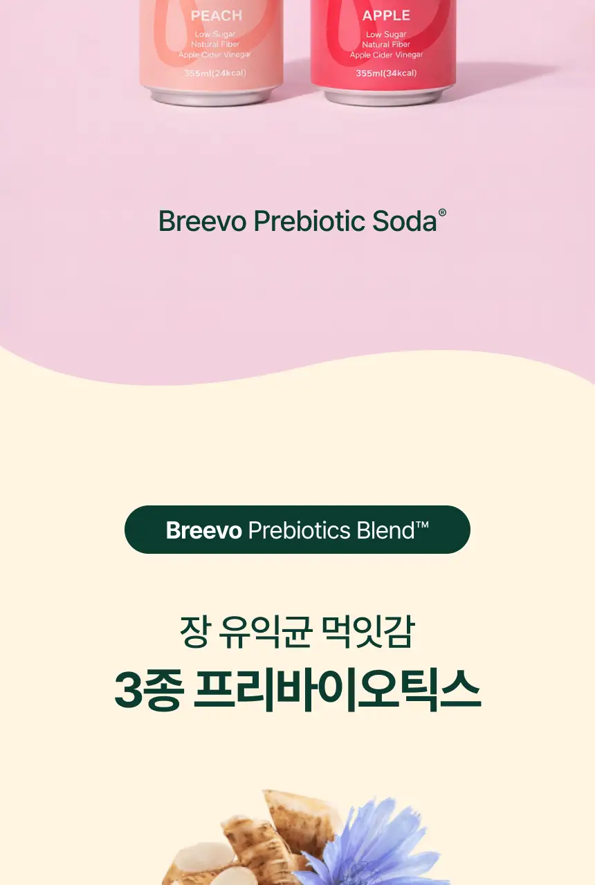 [NEW] 브리보 프리바이오틱 소다 복숭아 355ml 상세페이지 2